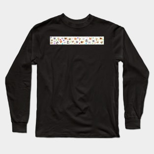 colorful animal pattern Long Sleeve T-Shirt